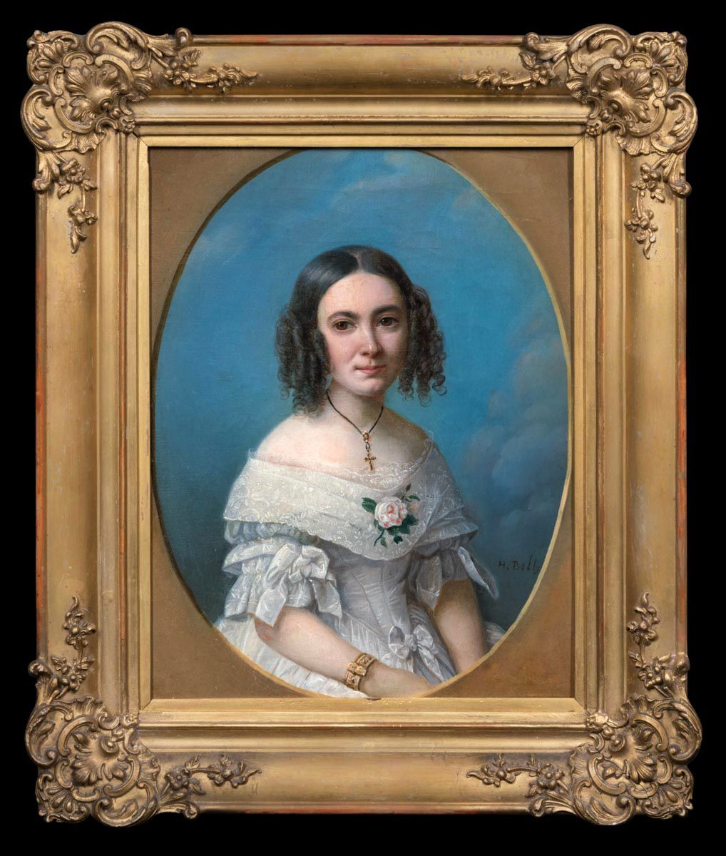 Portrait Lady, 1840's, Heinrich Beltz